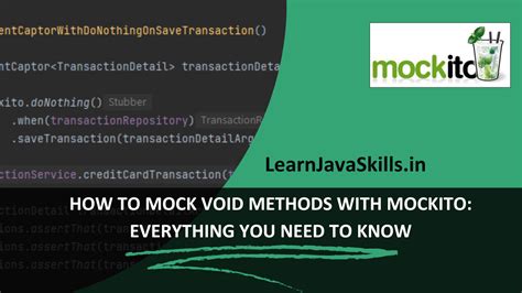 mockito mock method